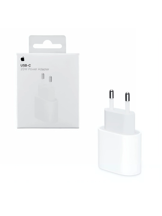 Apple 20W USB-C Power Adapter, tezkor quvvatlash bloki, Euro-plug (Yevropa standarti) - 