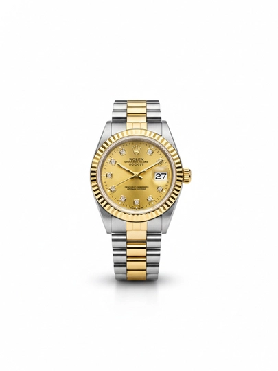 Часы наручные женские и для девочек, ROLEX нержавеющая сталь, с коробкой — ZUNITCH-ROLEXJEN-ЖЕЛТ