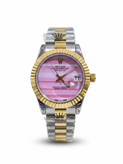 Часы наручные женские и для девочек, ROLEX нержавеющая сталь, с коробкой — ZUNITCH-ROLEXJEN-ПУДР