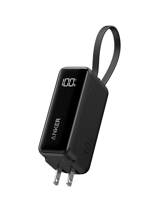 Anker Power Bank 5000mAh A1636 30W+zaryadlovchi qurilma-2 tasi 1 da USB-C kabel bilan