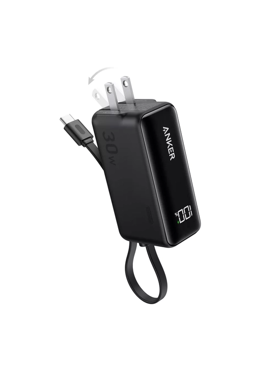 Anker Power Bank 5000mAh A1636 30W+zaryadlovchi qurilma-2 tasi 1 da USB-C kabel bilan