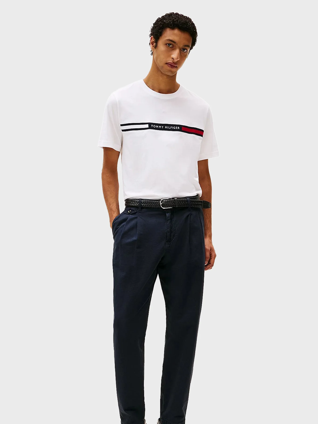 Tommy Hilfiger Futbolka HILFIGER CHEST INSERT TEE MW0MW36498 - 
