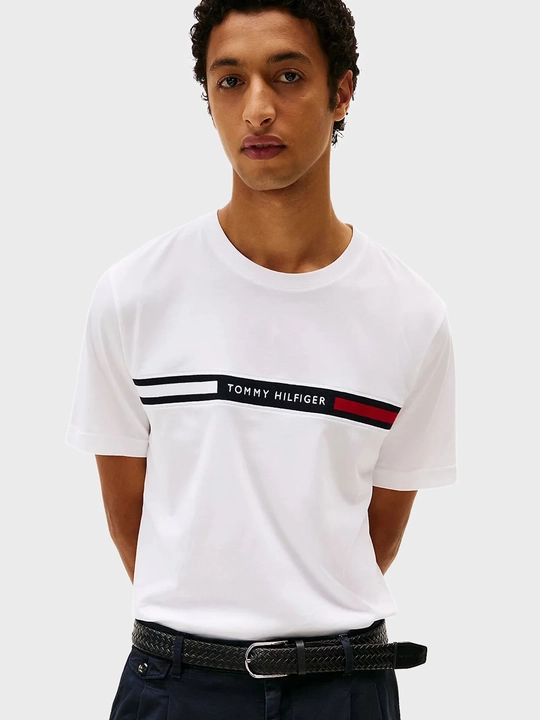 Tommy Hilfiger Футболка HILFIGER CHEST INSERT TEE MW0MW36498
