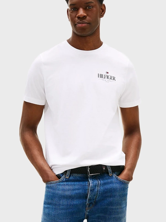 Tommy Hilfiger Futbolka HILFIGER STACK TEE MW0MW39355