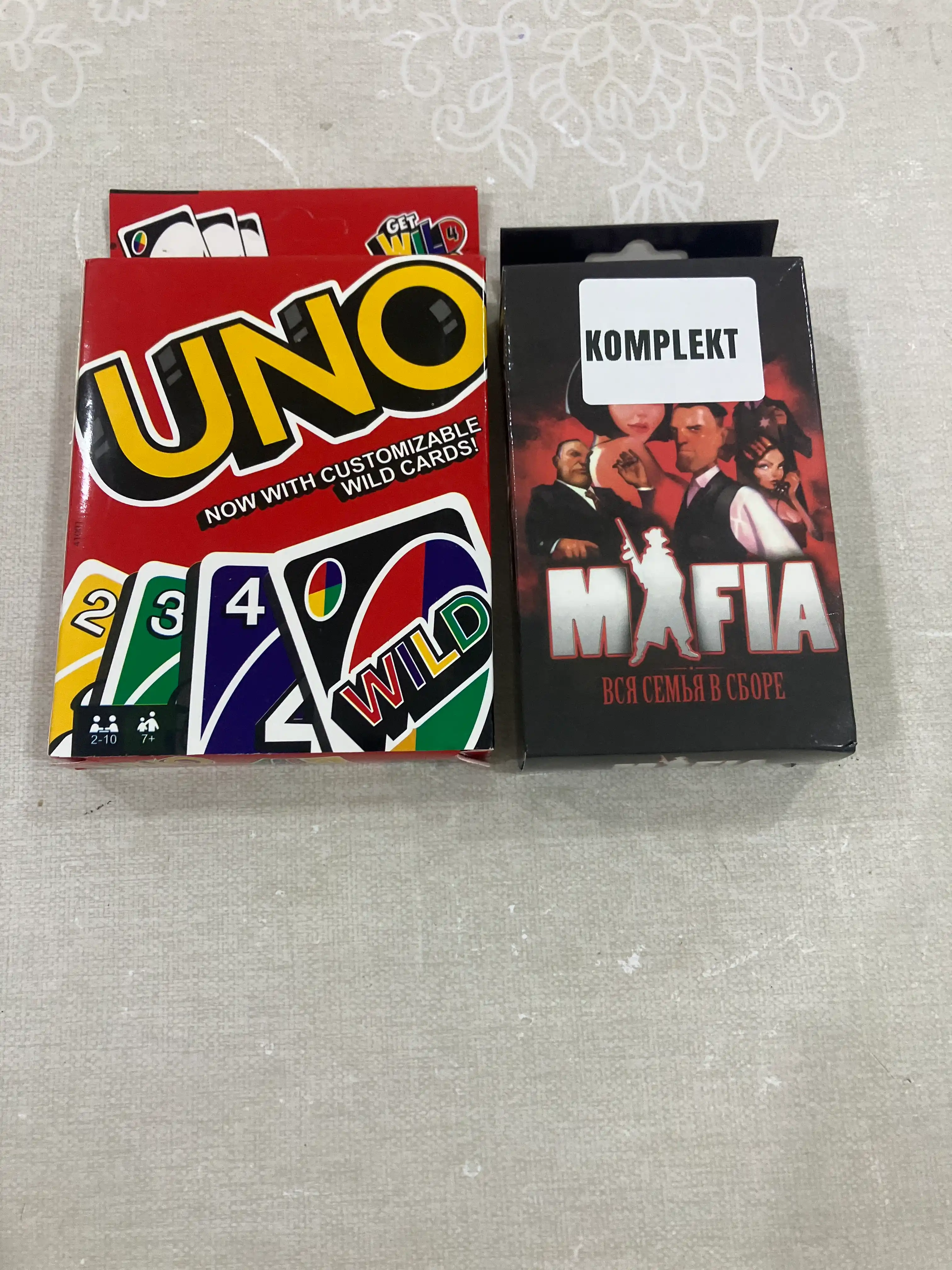 Набор карточных игр UNO + Mafia — 2-в-1