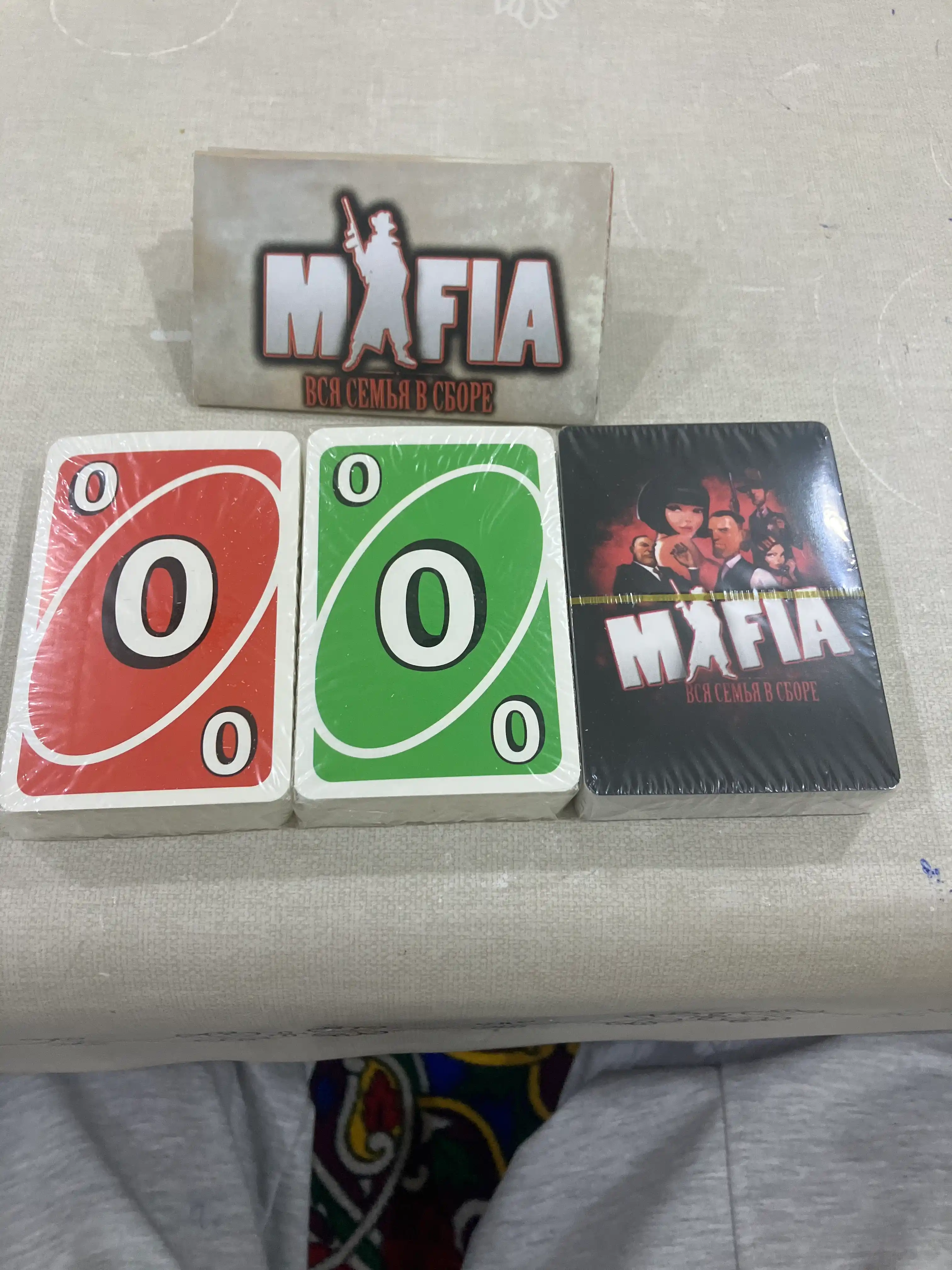 Набор карточных игр UNO + Mafia — 2-в-1