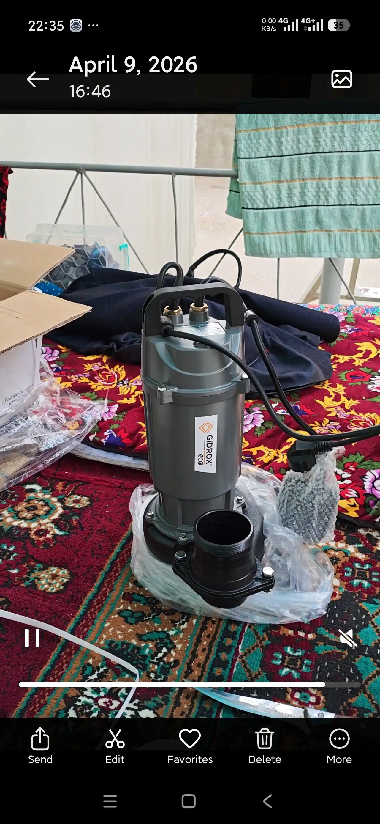 Насос, водяной насос, погружной насос Hydrox QDX30-6-0.75F ECO