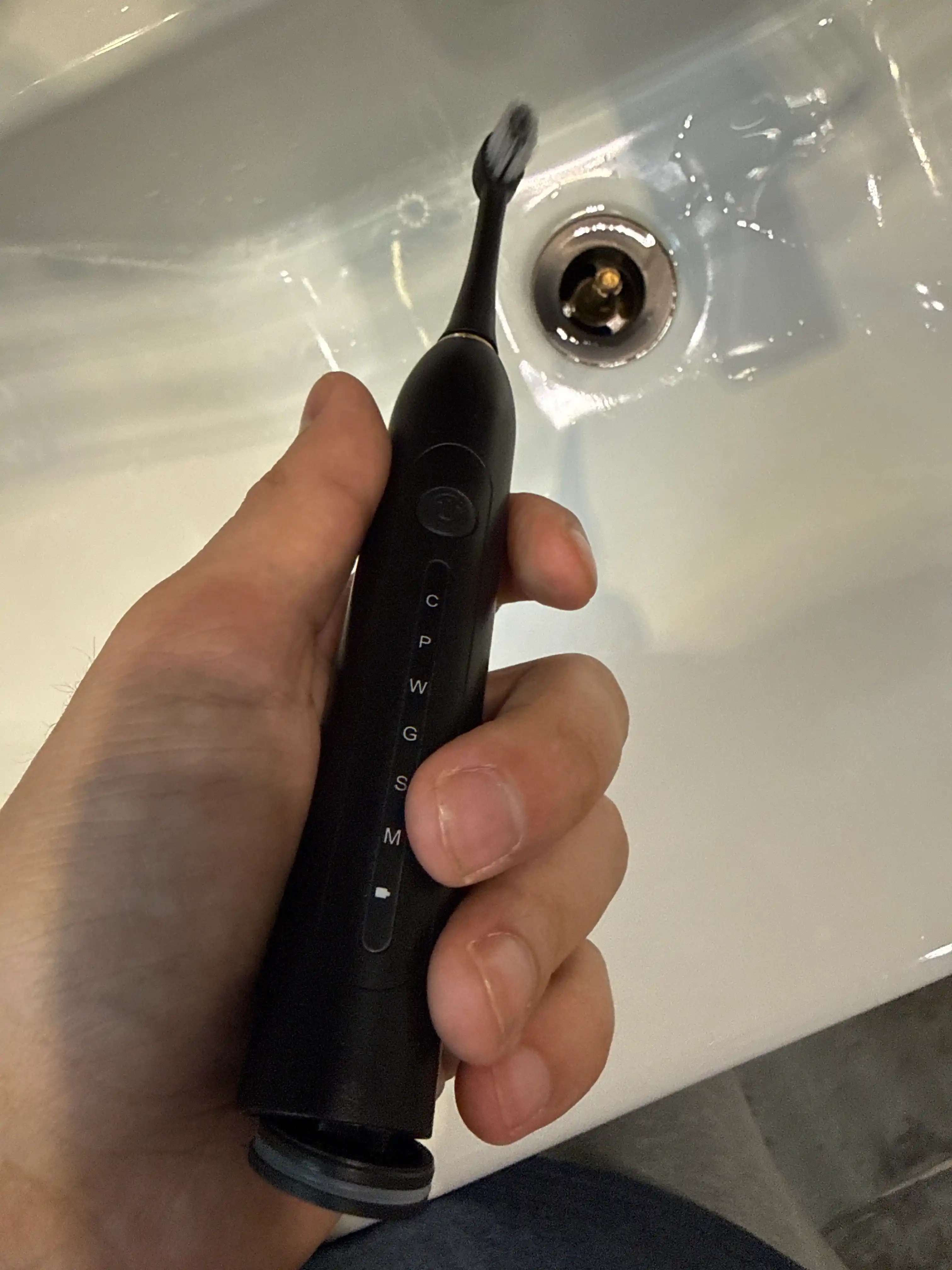 Elektr tish cho'tkasi Sonic Electric Toothbrush X-6, ovozli, 6 rejim