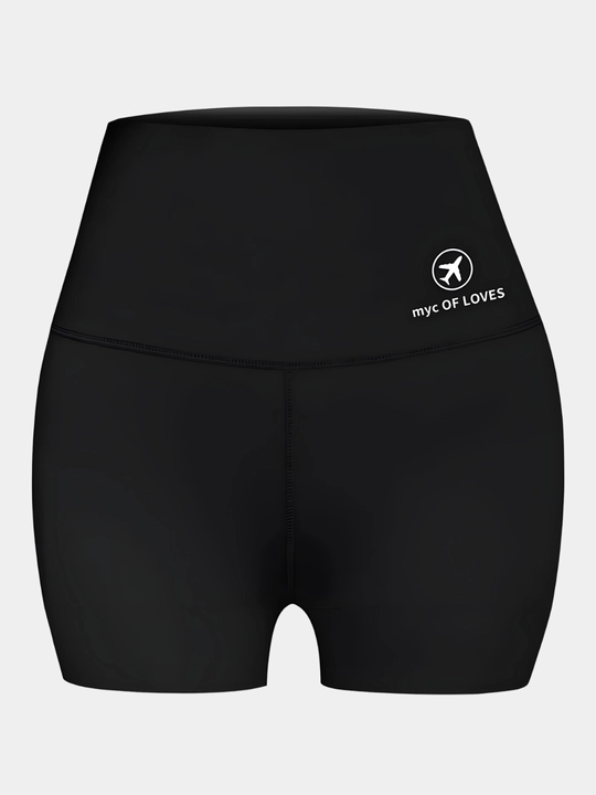 Ayollar uchun yuqori bel sport shortik – qomatni tortuvchi seamless biker short