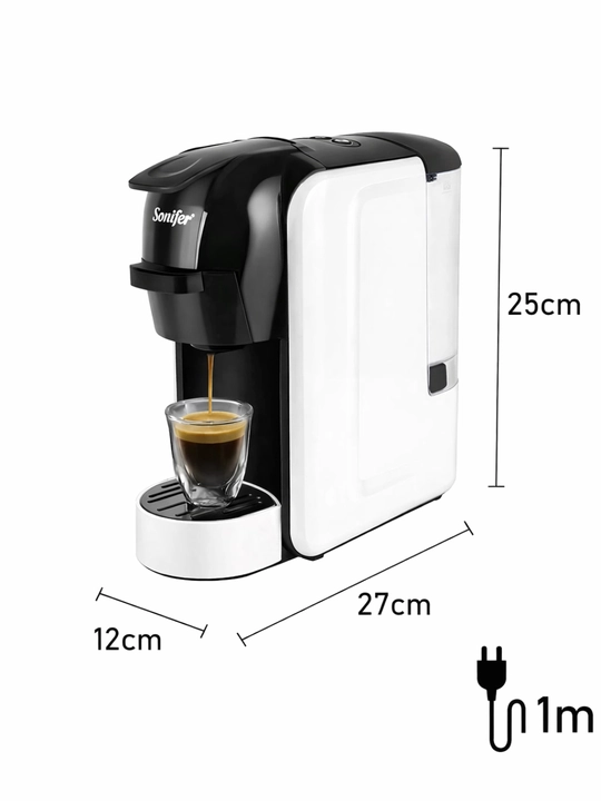 Kofe mashina Sonifer SF-3539 3 in 1, kapsulali qahva mashinasi