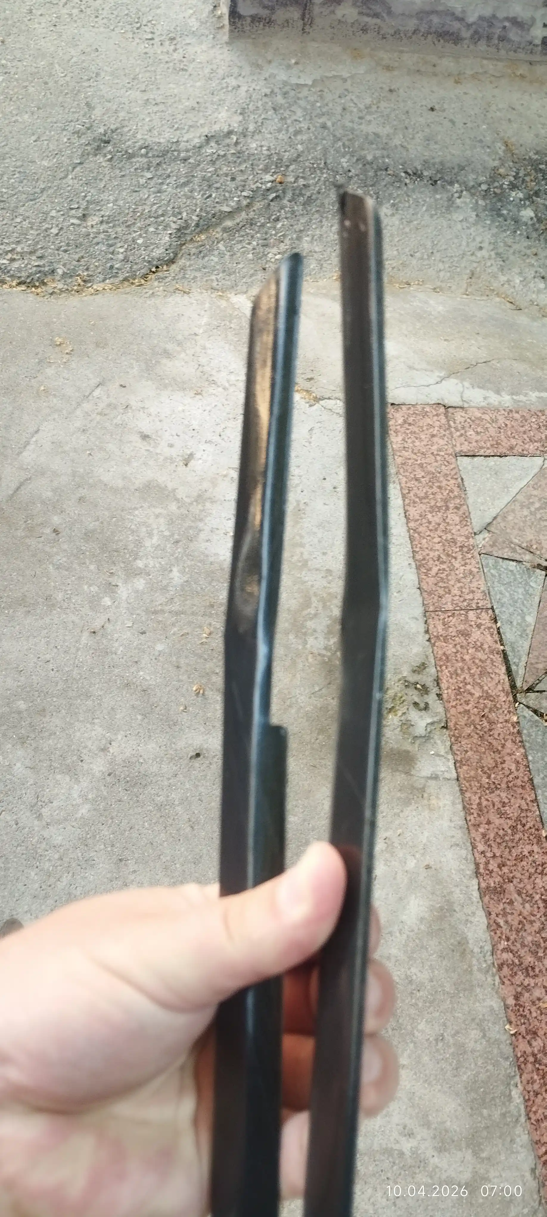 Накладки на оконные молдинги Chevrolet Cobalt Black Piano, чёрный глянец, комплект 4 шт