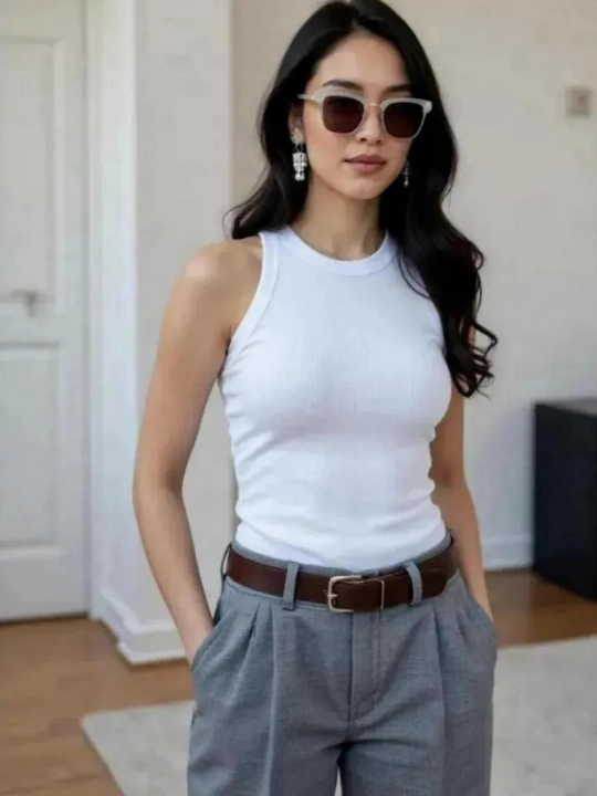 Top mayka, asosiy, paxta, kichik o‘lchamda, 42-48 razmer