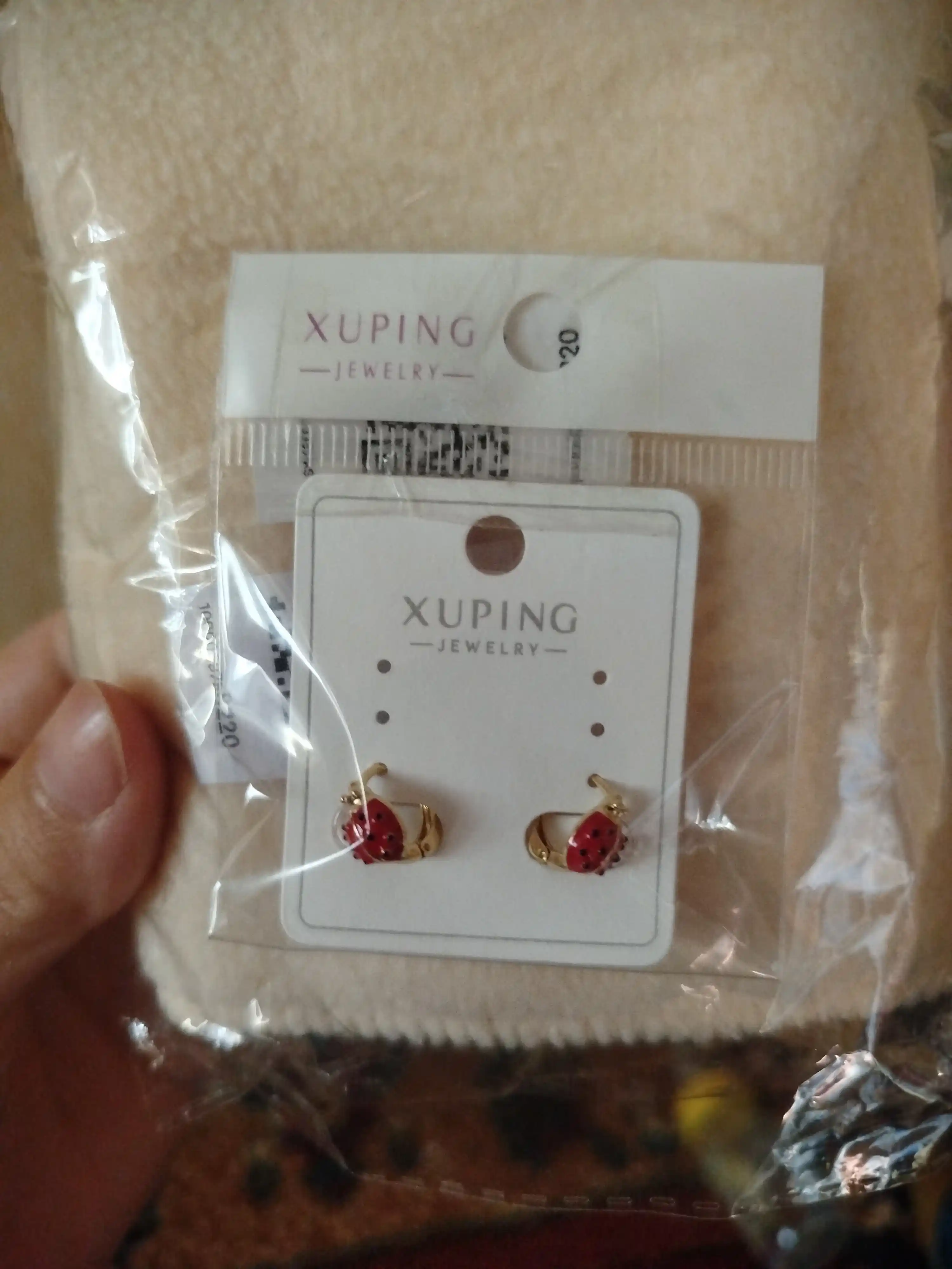 Маленькие серьги из медицинской стали Xuping