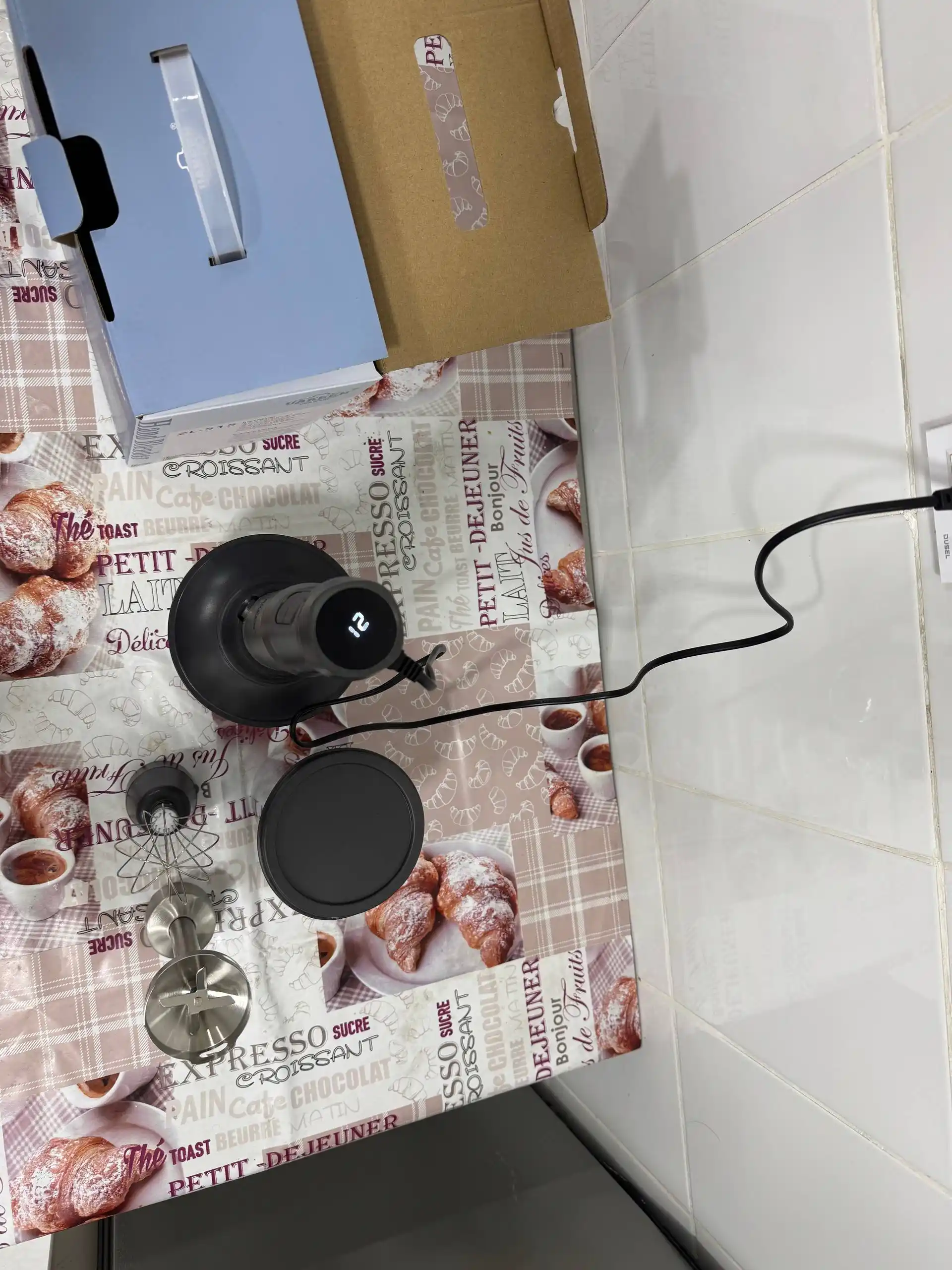 Qo'l blenderi UAKEEN ZL-515, suvga cho'mdiruvchi, ko'p funksiyali, 4 tasi 1 da, 1200 Wt