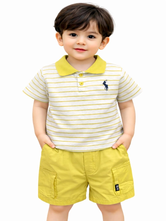Bolalar uchun polo kostyum (futbolka + shorti) 2–6 yosh - 