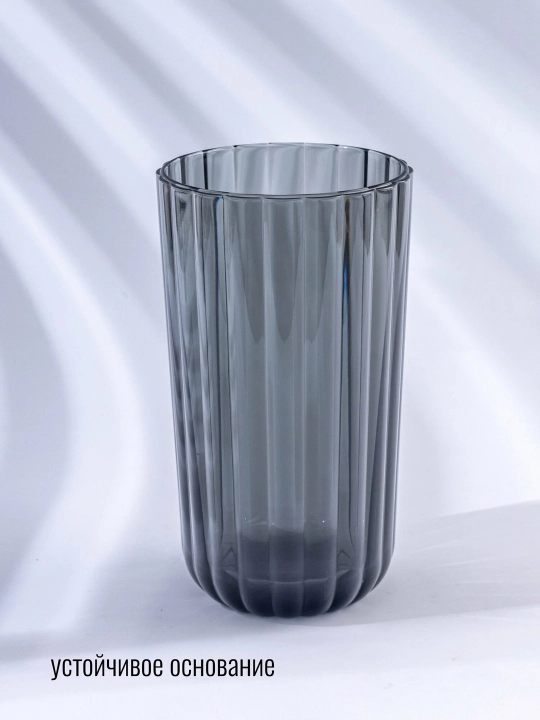 “Magiya” gullar uchun shishali vaza, grafit