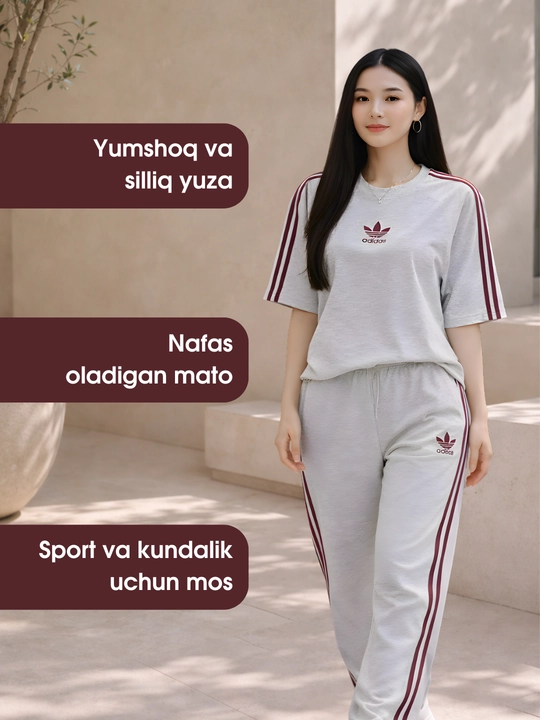 Yozgi ikkiligi ayollar uchun, ikkilik ayollar kostyumi, standart, 44-52 o‘lchamlarga mos keladi