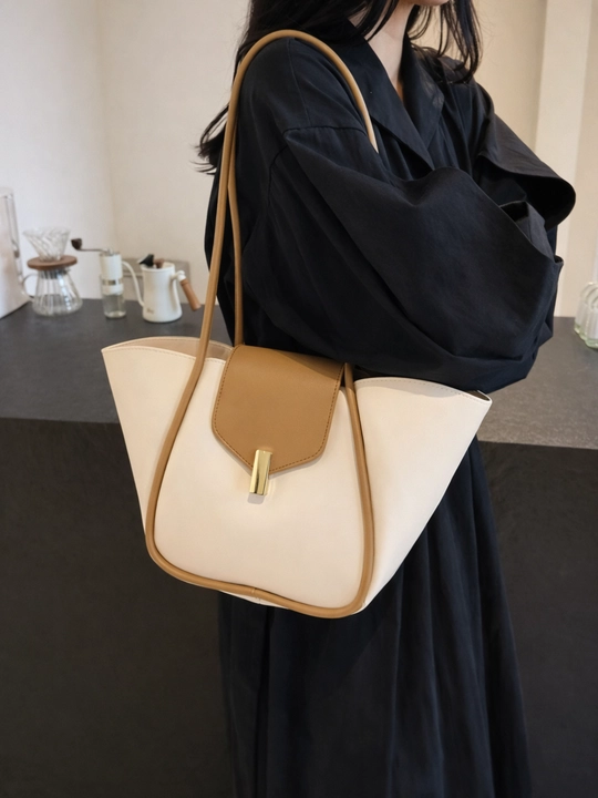 Ayollar uchun charm tout sumka, moda bahorgi shopper, o‘qish va ish uchun