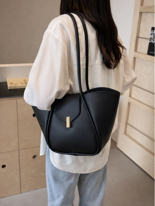 Ayollar uchun charm tout sumka, moda bahorgi shopper, o‘qish va ish uchun