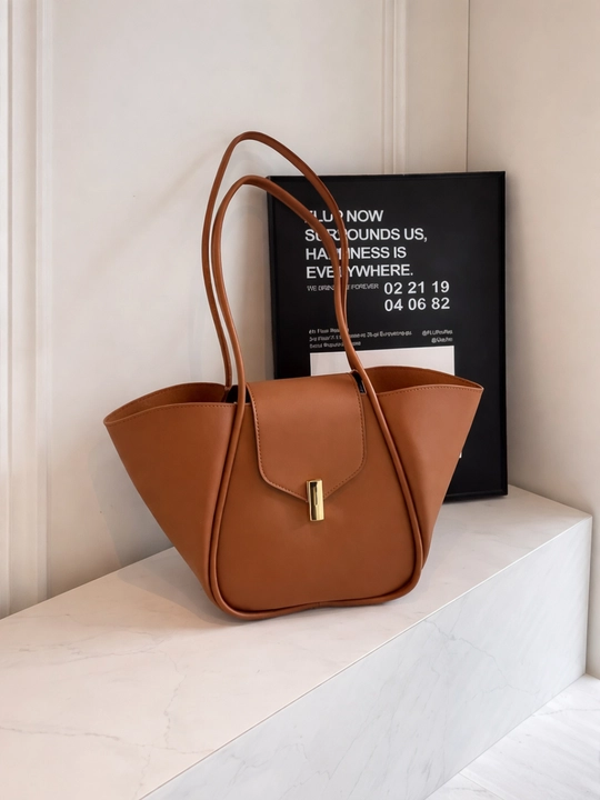 Ayollar uchun charm tout sumka, moda bahorgi shopper, o‘qish va ish uchun