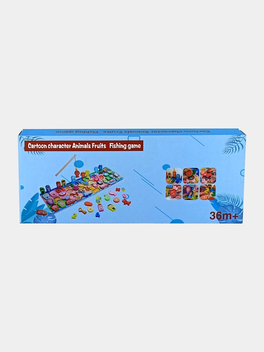 Magnit baliq o'yini Cartoon Animals Fruits 36m+