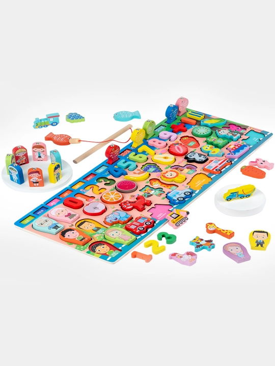 Magnit baliq o'yini Cartoon Animals Fruits 36m+