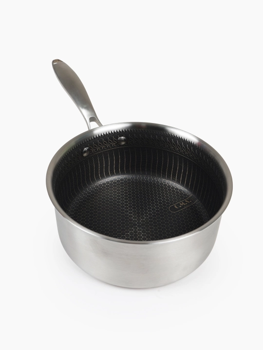 Ковш кухонный с крышкой из нержавеющей стали O.M.S.  15506