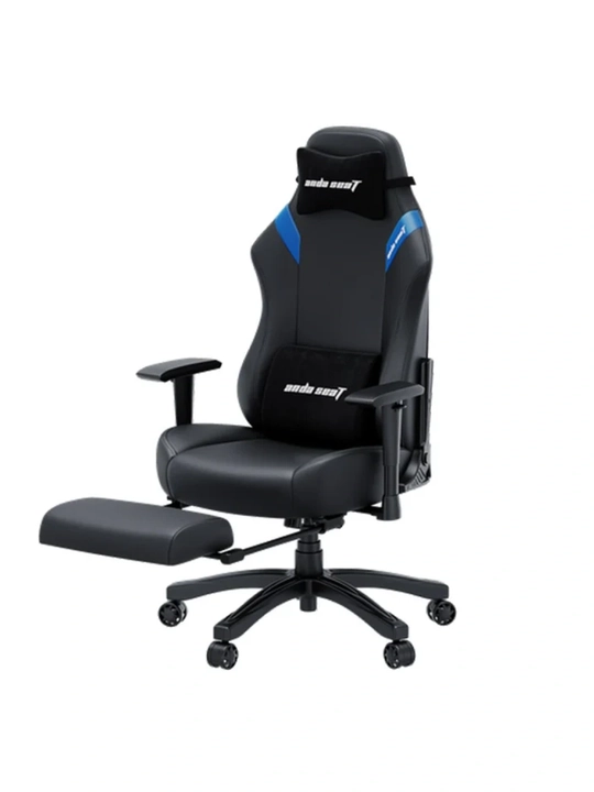 Anda Seat Luna Pro Large Gaming o‘yin kompyuter kreslosi, oyoq tagligi bilan