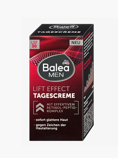 Balea MEN Lift Effect Anti-Falten Tagescreme (ajinlarga qarshi kunduzgi krem) - 