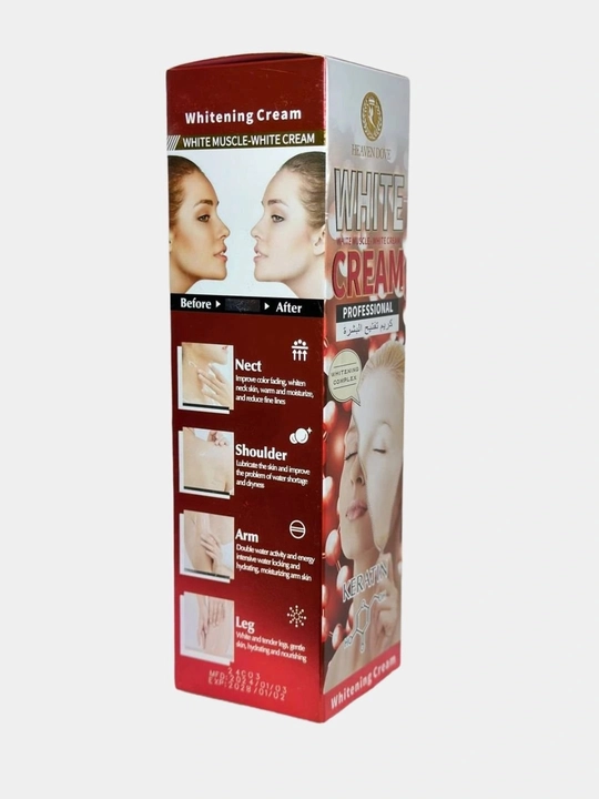 Крем для лица и тела, отбеливающий, Whitening Cream, 200 гр - 