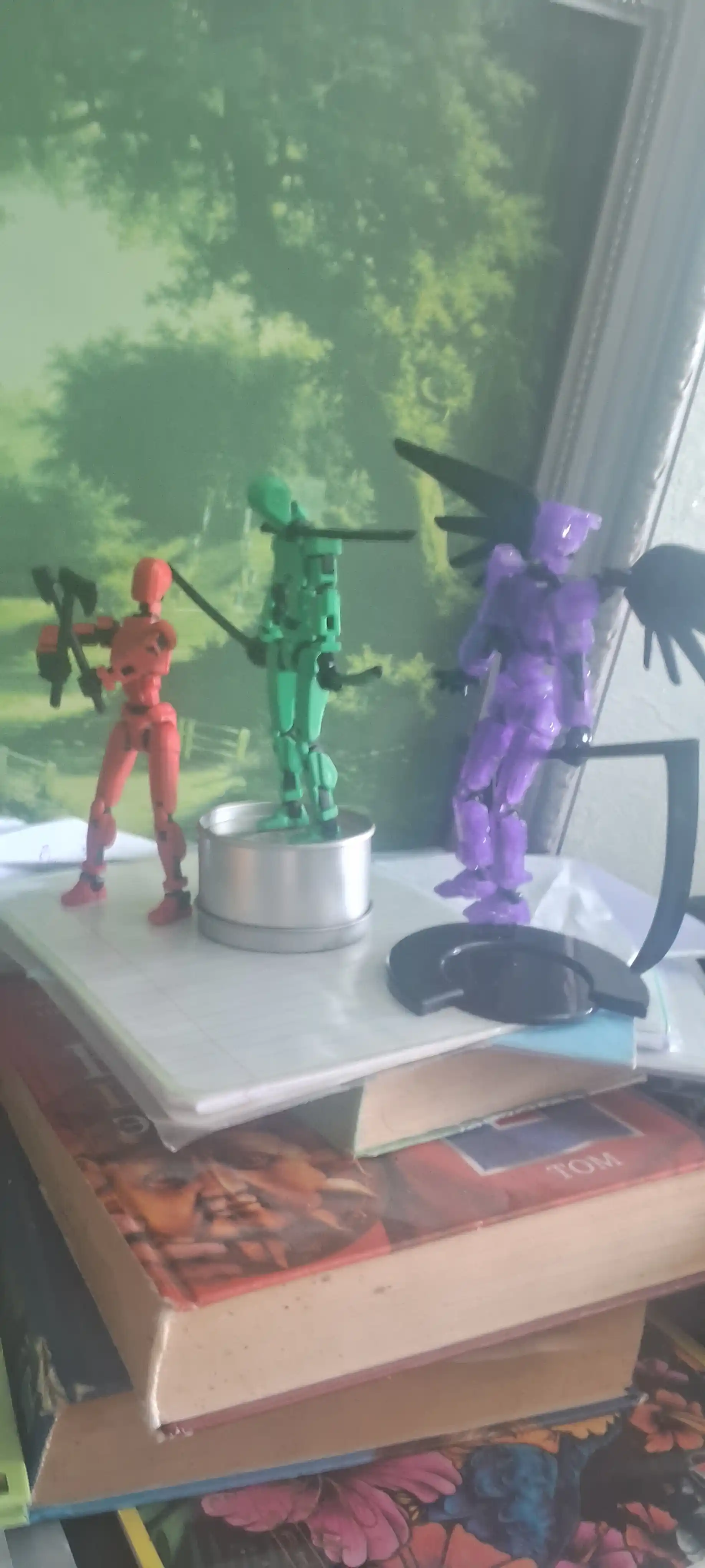 DUMMY 13, 3D detallardan maneken-qo'g'irchoq, bo'g'inlar harakatlanishi, magnitlar bilan