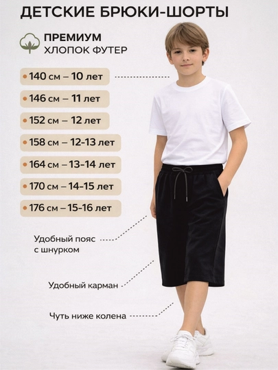 Шорты бермуды для мальчика летние