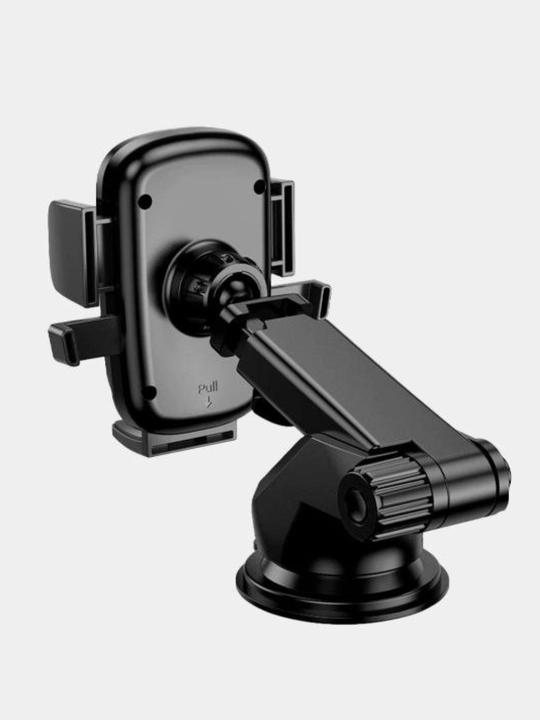 Avtomobil uchun telefon ushlagichi, vakuumli, 360° aylanuvchi, universal smartphone holder