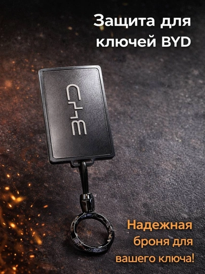 Чехлы для ключей, пульта от BYD Song/Han/Chazor/Tang/Seagull/E2/Qin/Yuan — 77CASES-BYDCSEG1-УГОЛЬН