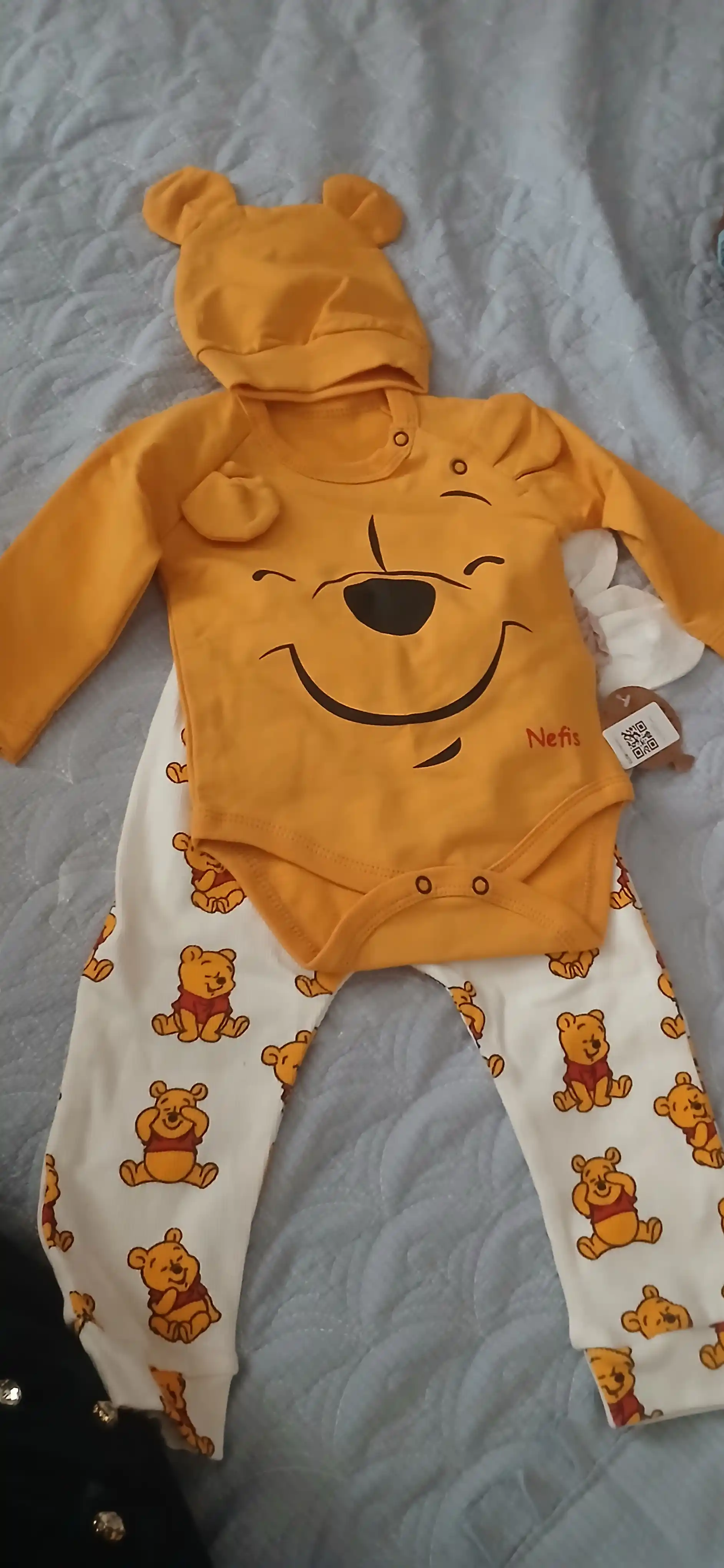 Yangi tug‘ilgan o‘g‘il va qiz bolalar uchun Vinni Pux body to‘plami
