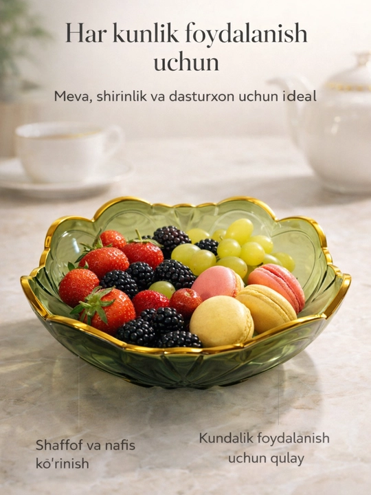 Посуда для кухни, ваза для фруктов, ваза для конфет, красивая тарелка, посуда 2 штуки