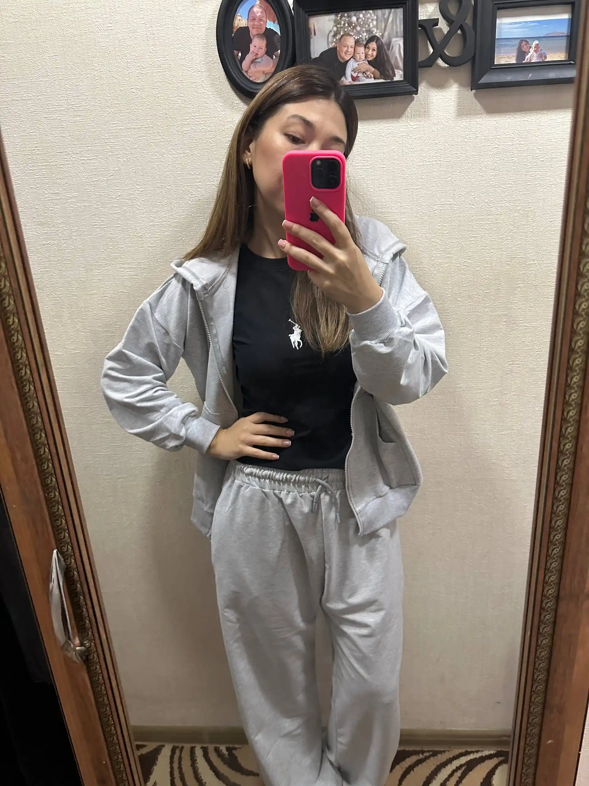 Uchlik sport kostyumi, oversize spartifka ayollar uchun, ayollar dvoykasi