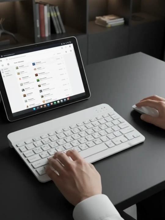 Simsiz Bluetooth klaviatura va sichqoncha telefon, noutbuk va planshet uchun