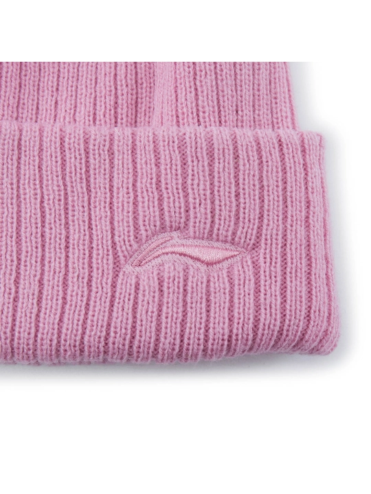 Li-Ning YMZV027 beanie shapka, issiq, flisli astar bilan, kuz-qish uchun, uniseks