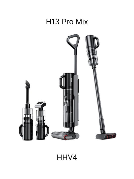 Ручной пылесос Dreame H13 Pro Mix, моющий 5-в-1, 18000 Па, самоочистка 60°C, баки 0.7/0.9л