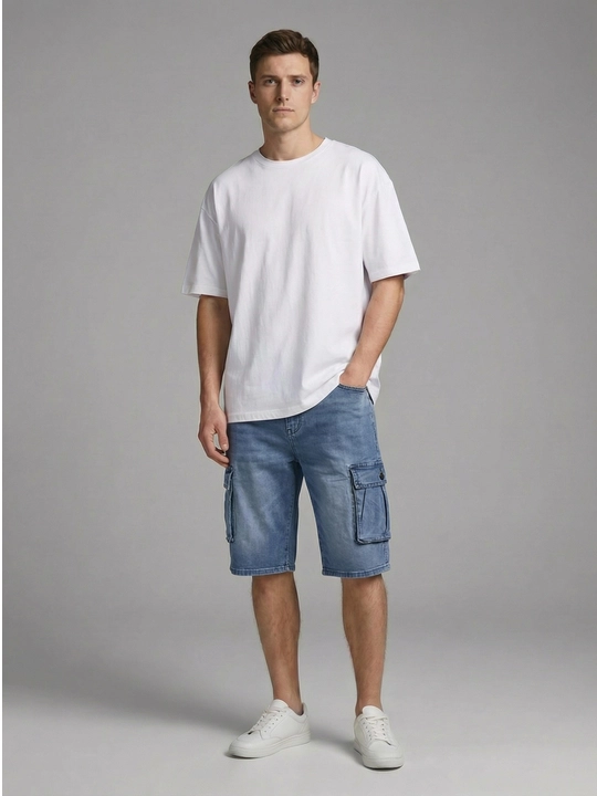 Erkaklar jinsi shortigi, yupqa denim material, Xitoy