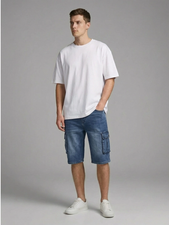 Erkaklar jinsi shortigi, yupqa denim material, Xitoy