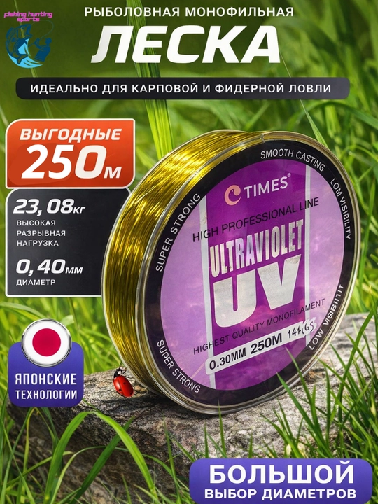 Леска Fluorine Superpro Iso, 250 м - 