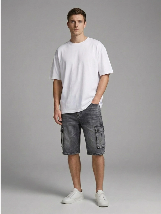 Erkaklar jinsi shortigi, yupqa denim material, Xitoy