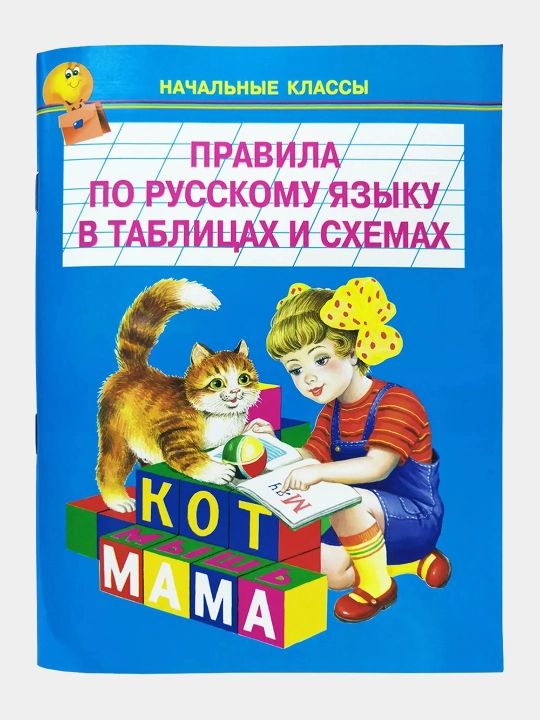 Правила по математике + правила по русскому языку в таблицах и схемах 1-4 классы