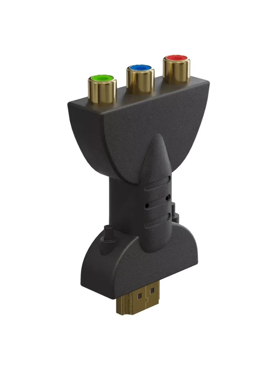 HDMI adapteri - 3x RCA (AV) o‘rnatilgan RGB CAPSsiz
