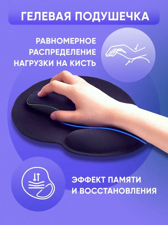 Коврик для мыши с подставкой для запястья