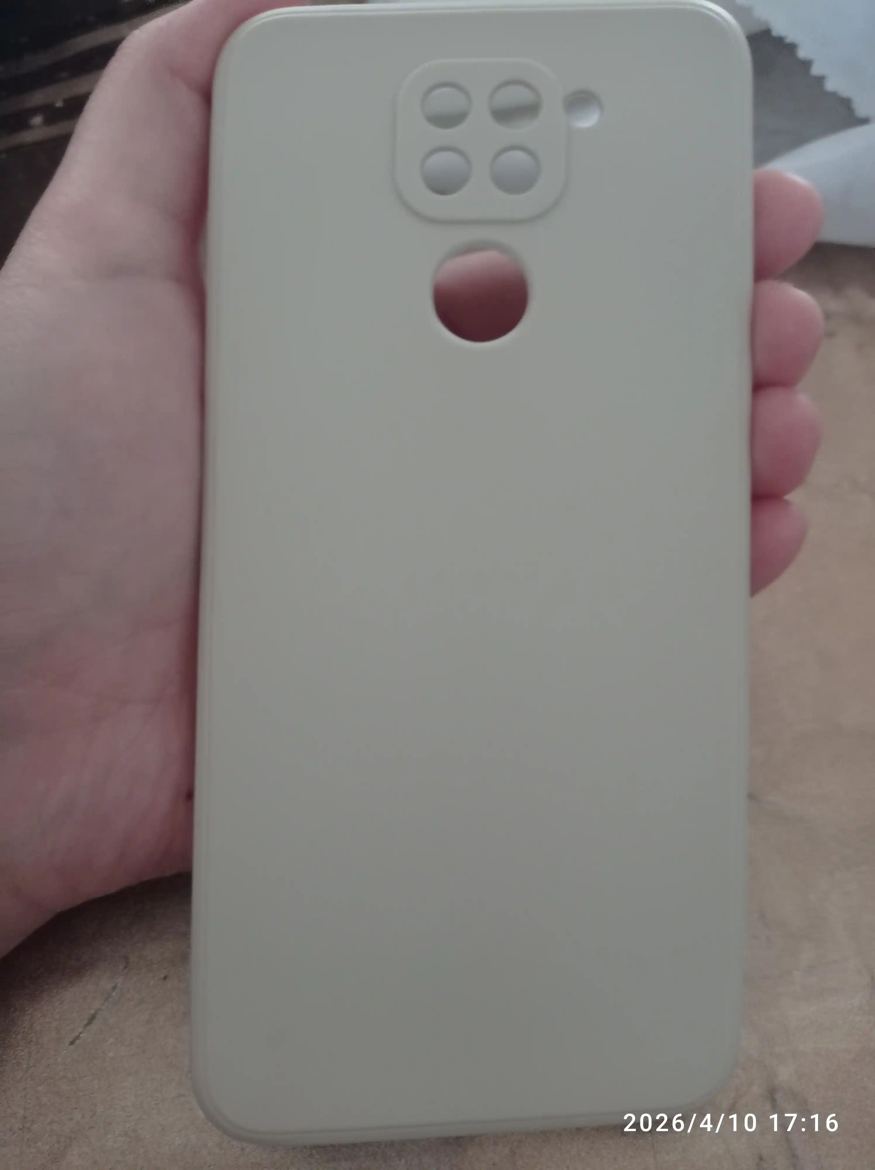Silikon g'ilof Xiaomi Redmi Note 9 uchun