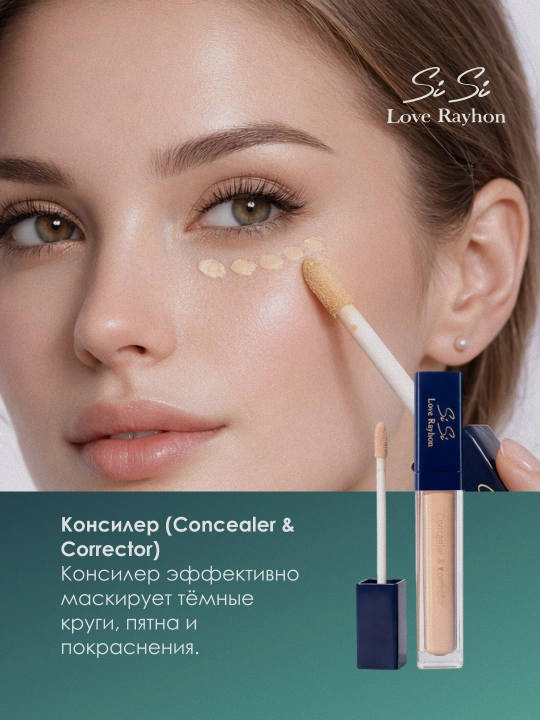 Sisi Love Rayhon Concealer & Corrector Lightweight yuz uchun konsiler