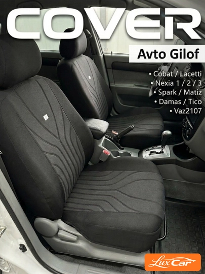 Чехол на сиденье автомобиля - Kanzec, Lacetti, Damas, Cobalt, Spark, Matiz, Nexia 1/2/3 — EVOKOR-AVTOMOBILORINDIGIUCHUNGILOFCOVER-CЕРМЕЛ-Tico